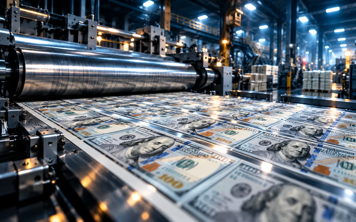Money printing factory