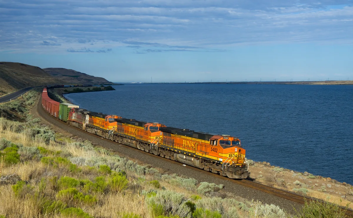 BNSF freight locomotive, a Berkshire Hathaway subsidiary