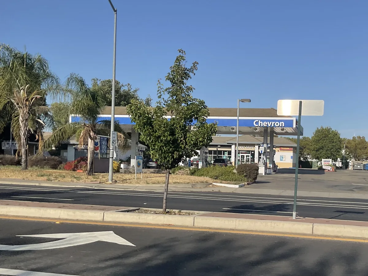 Chevron gas station in Livermore