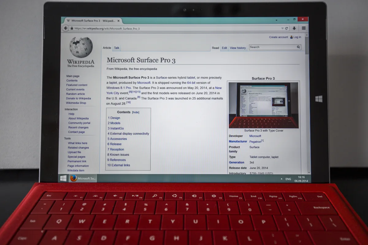 Microsoft Surface Pro 3 with Type Cover