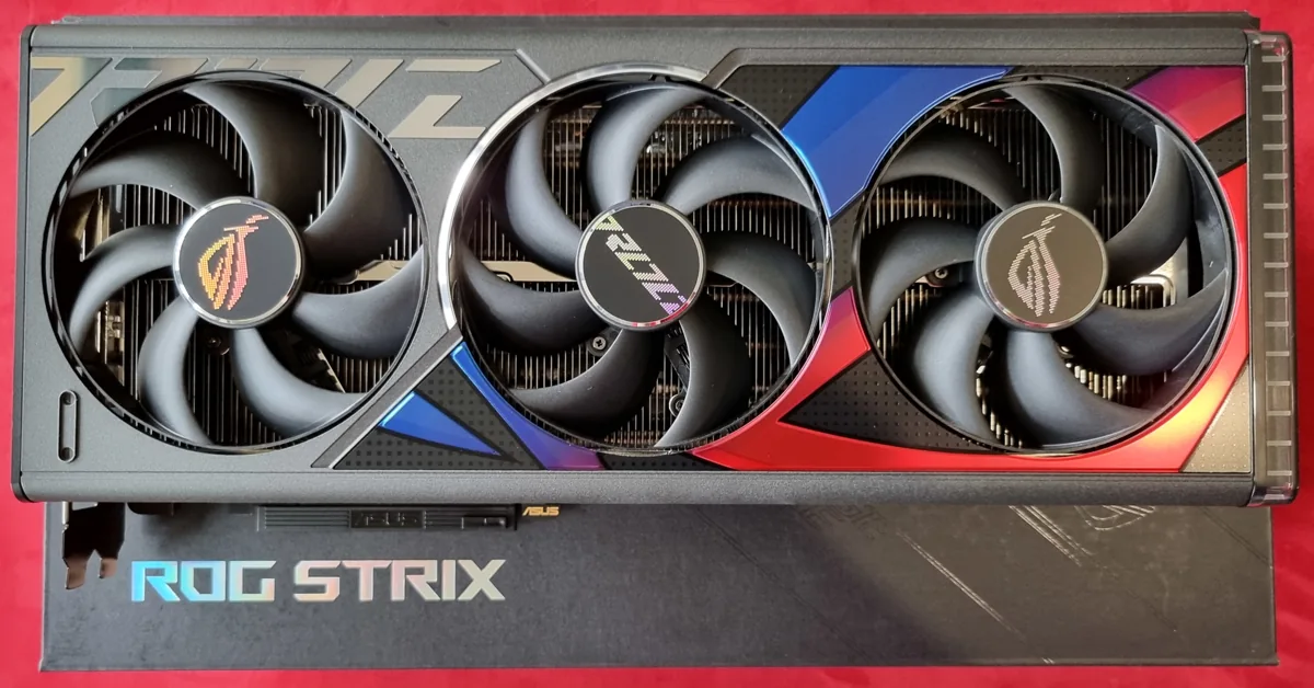 ASUS ROG Strix graphics card with NVIDIA GeForce RTX 4090 GPU